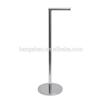 Novelty Bathroom Freestanding Foldable Stainless Steel Toilet Paper Stand Tissue Holder